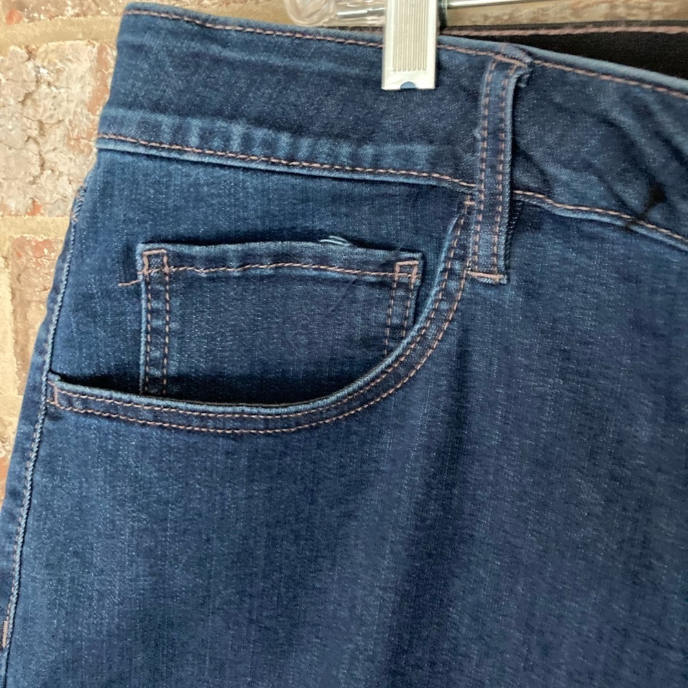 Ava & Viv Skinny Jeans 26 Mid Rise Skinny Dark Wash NWT - Picture 6 of 15